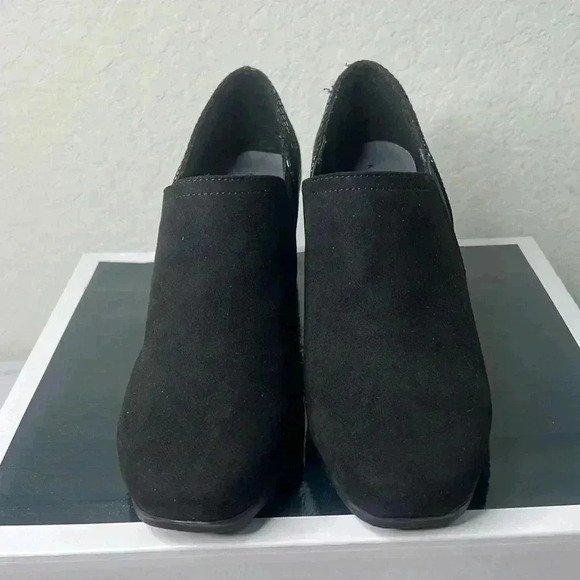 Karen Scott Womens Tillen Stretch Dressy Loafer Heels Shoes 8 M - Picture 4 of 14